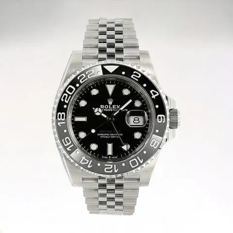 Rolex GMT-Master II 126710GRNR 40mm Stainless steel Black