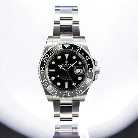 Rolex GMT-Master II 126710GRNR 40mm Stainless steel Black