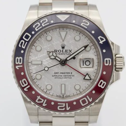 Rolex GMT-Master II 126719BLRO 40mm White gold Gray