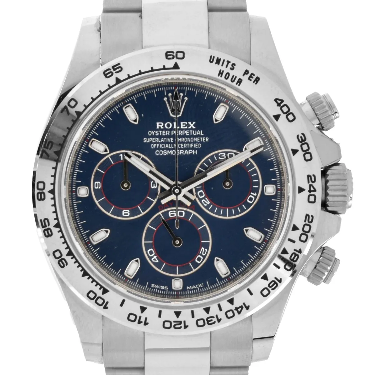 Rolex Daytona 116509 40mm White gold Blue 1