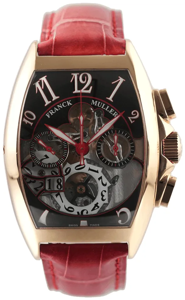 Franck Muller Cintree Curvex 8083 CC GD FO 43.3mm Rose gold Black