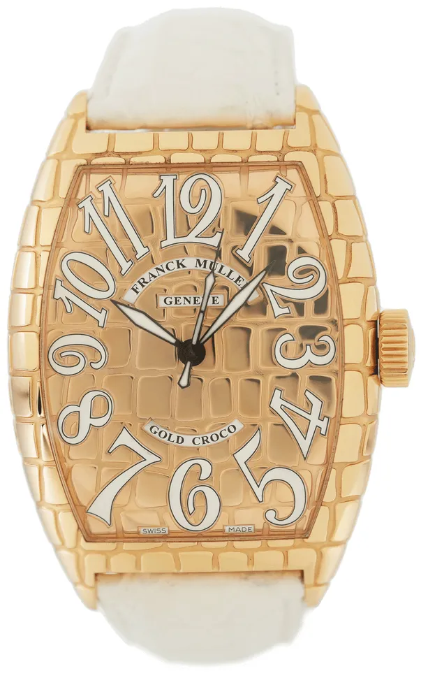 Franck Muller Gold Croco 9880SC 39.5mm Yellow gold Gold