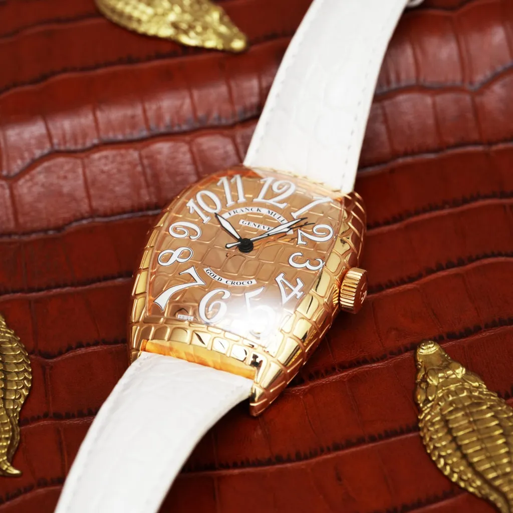 Franck Muller Gold Croco 9880SC 39.5mm Yellow gold Gold 1