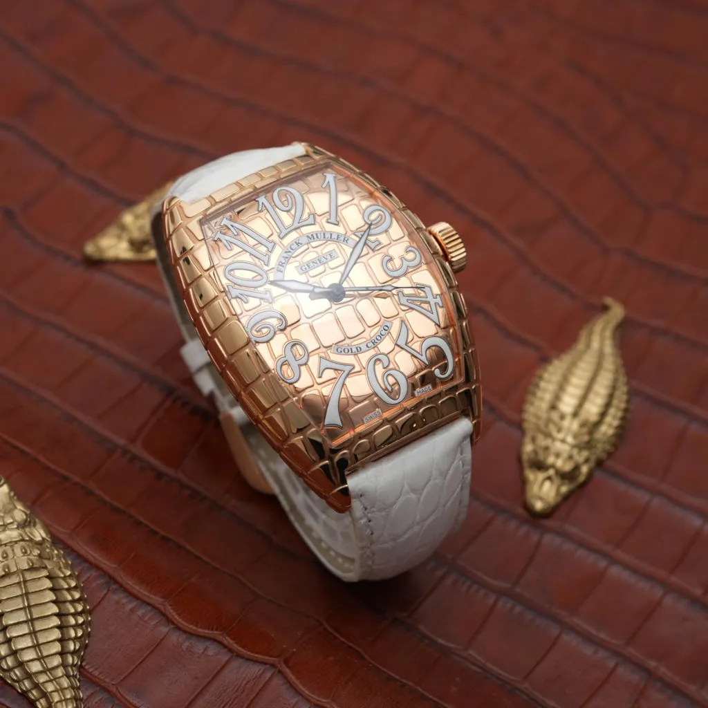 Franck Muller Gold Croco 9880SC 39.5mm Yellow gold Gold 2