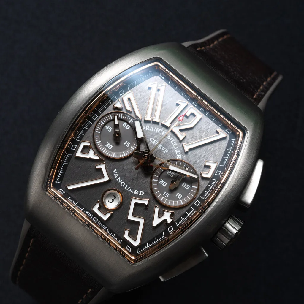 Franck Muller Vanguard V 45 CC DT TT BR 5 53.5mm Titanium Black 1