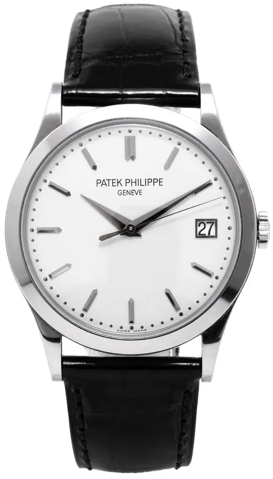 Patek Philippe Calatrava 5296G-010 38mm White gold Silver