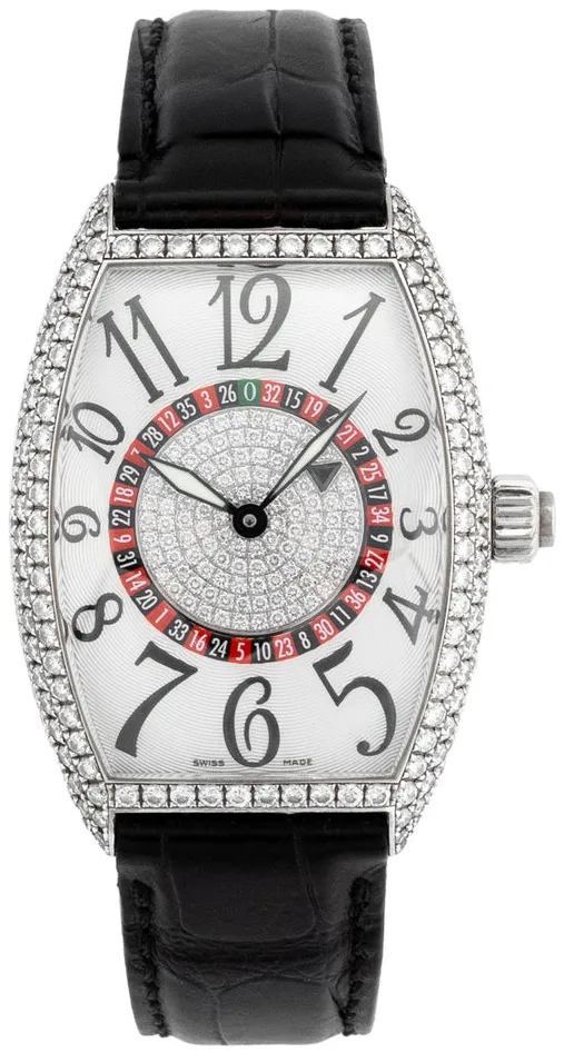 Franck Muller Casablanca 5850VEGASD 55.4mm White gold Black