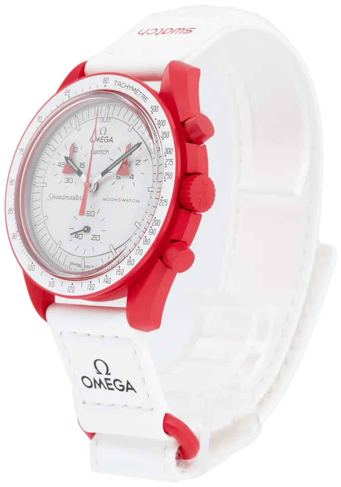 Omega Moonswatch SO33R100 42mm Bioceramic White 5