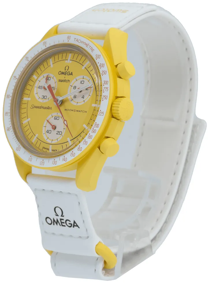 Omega Moonswatch SO33J100 42mm Bioceramic Yellow 5