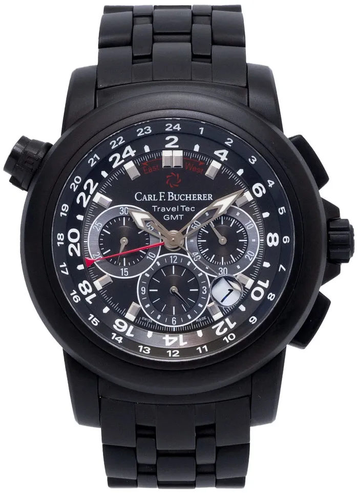 Carl F. Bucherer Patravi 1901.1 46.5mm Stainless steel Black