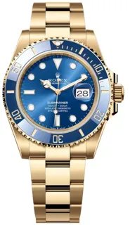 Rolex Submariner 126618LB-0002 Yellow gold Blue