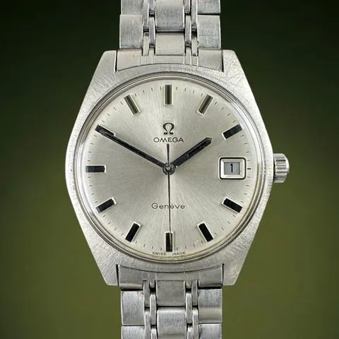 Omega Genève 2030 35mm Stainless steel White