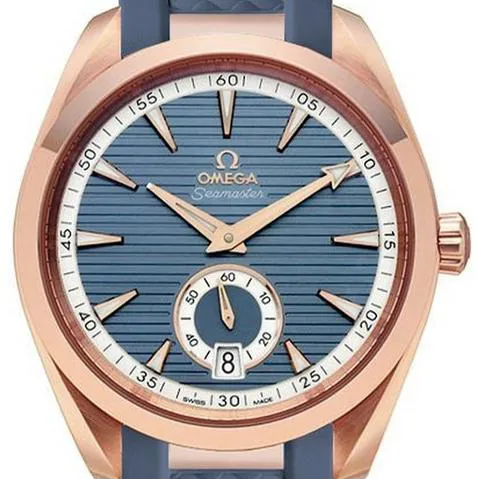 Omega Aqua Terra 220.52.41.21.03.002 41mm Rose gold Blue