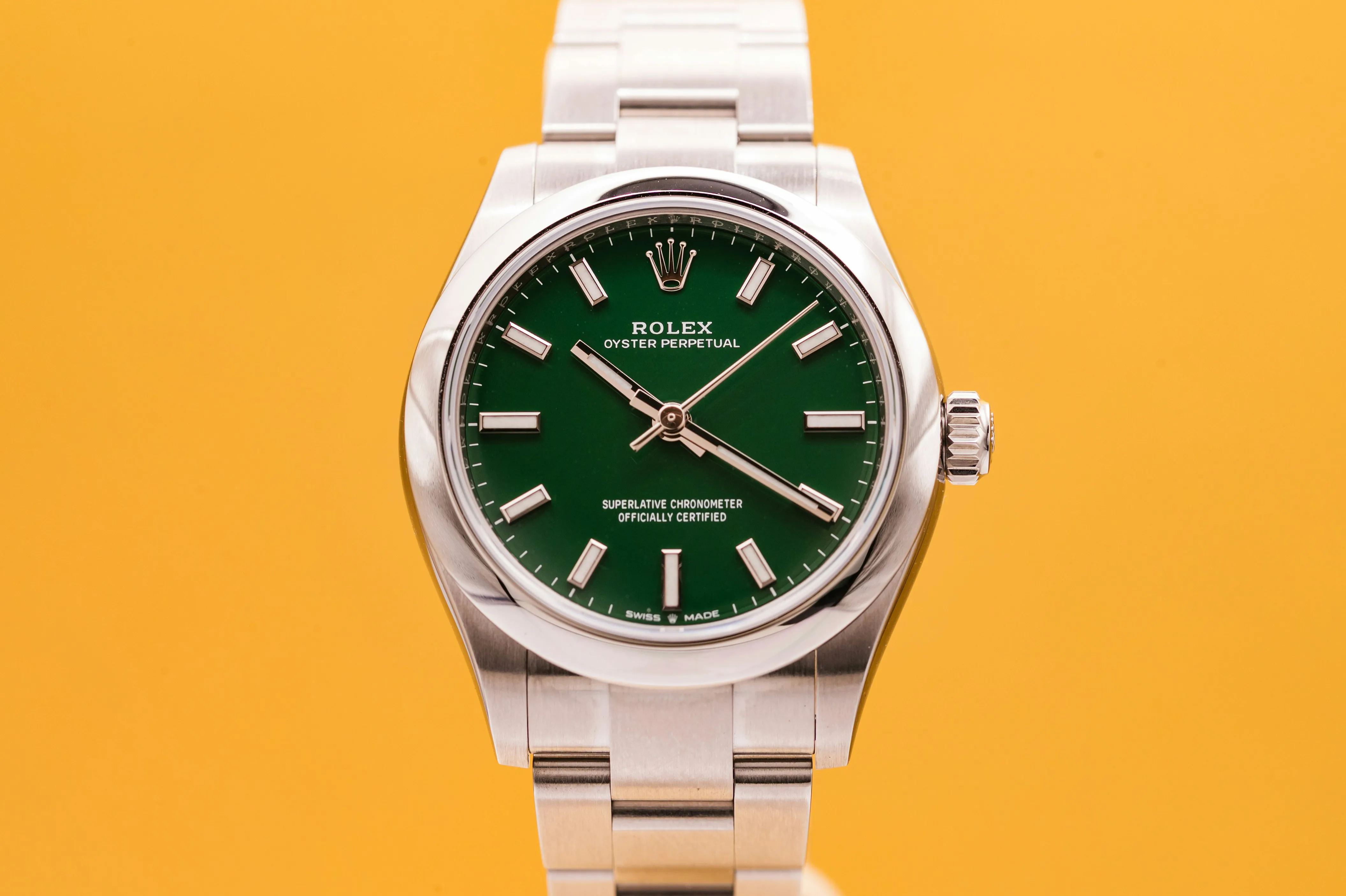 Rolex Oyster Perpetual 31 277200 31mm Stainless steel Green 2