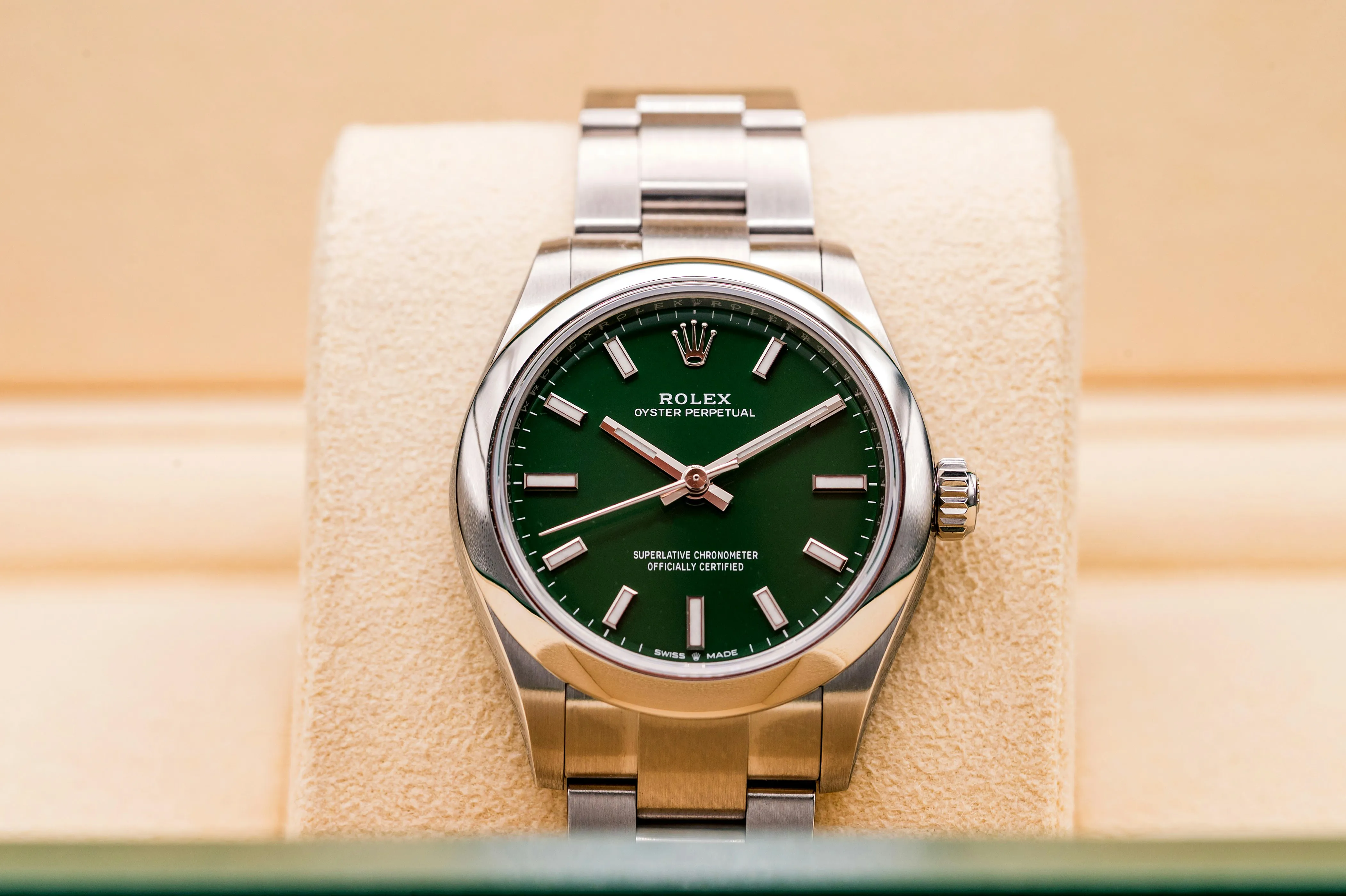 Rolex Oyster Perpetual 31 277200 31mm Stainless steel Green 21