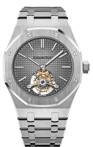 Audemars Piguet Royal Oak Tourbillon 26510PT.OO.1220PT.01 41mm Stainless steel Gray