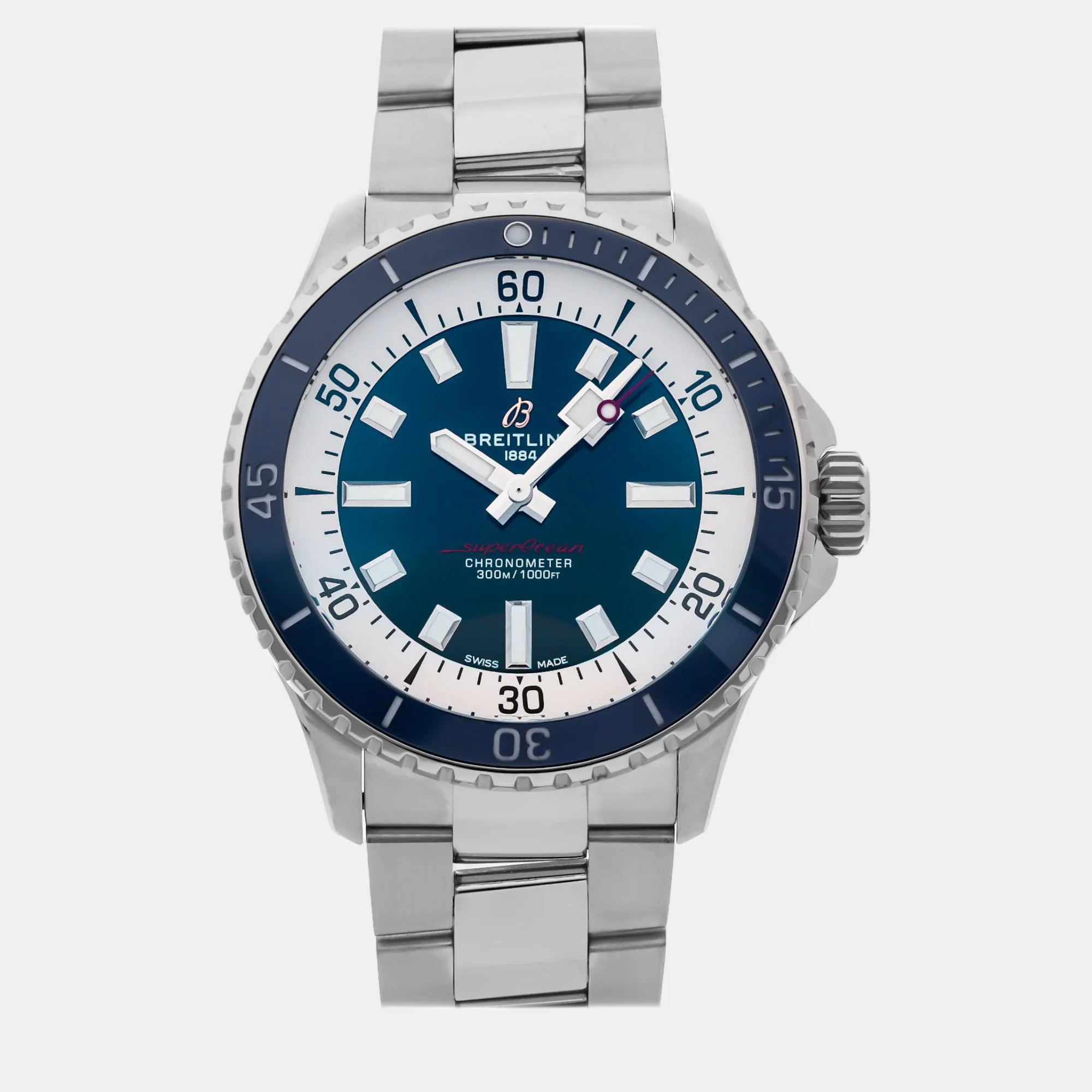 Breitling Superocean A17375E71C1A1 42mm Stainless steel Blue