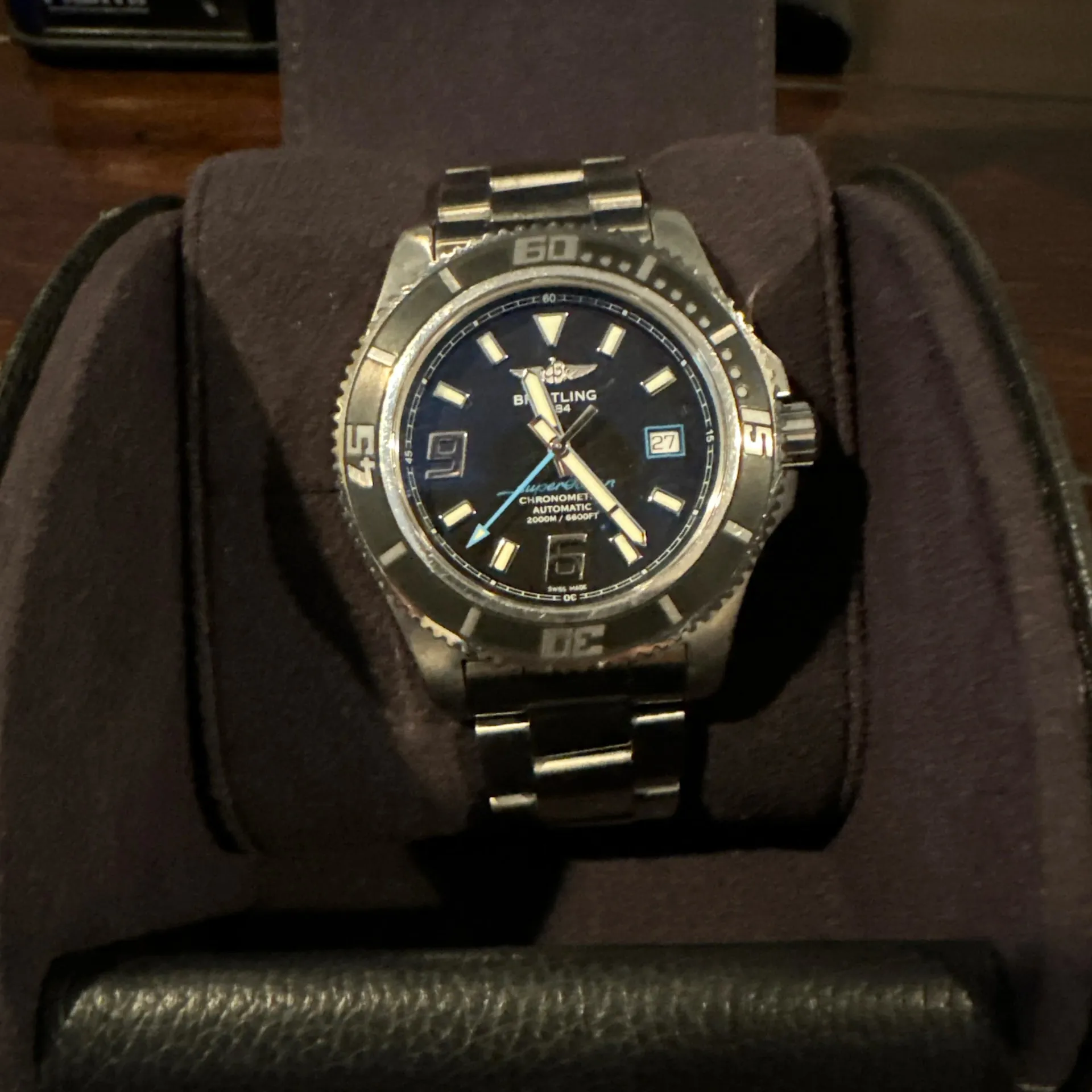 Breitling Superocean A17391 42mm Stainless steel Black