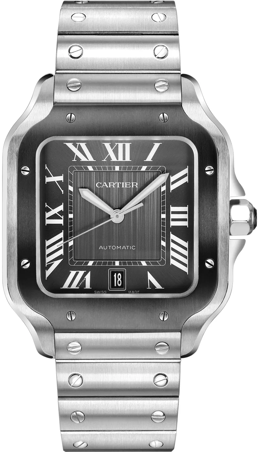 Cartier Santos WSSA0037 39mm Stainless steel Gray
