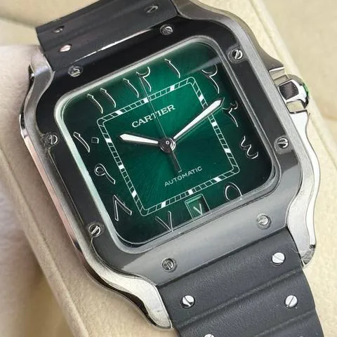 Cartier Santos WSSA0055 40mm Stainless steel Green