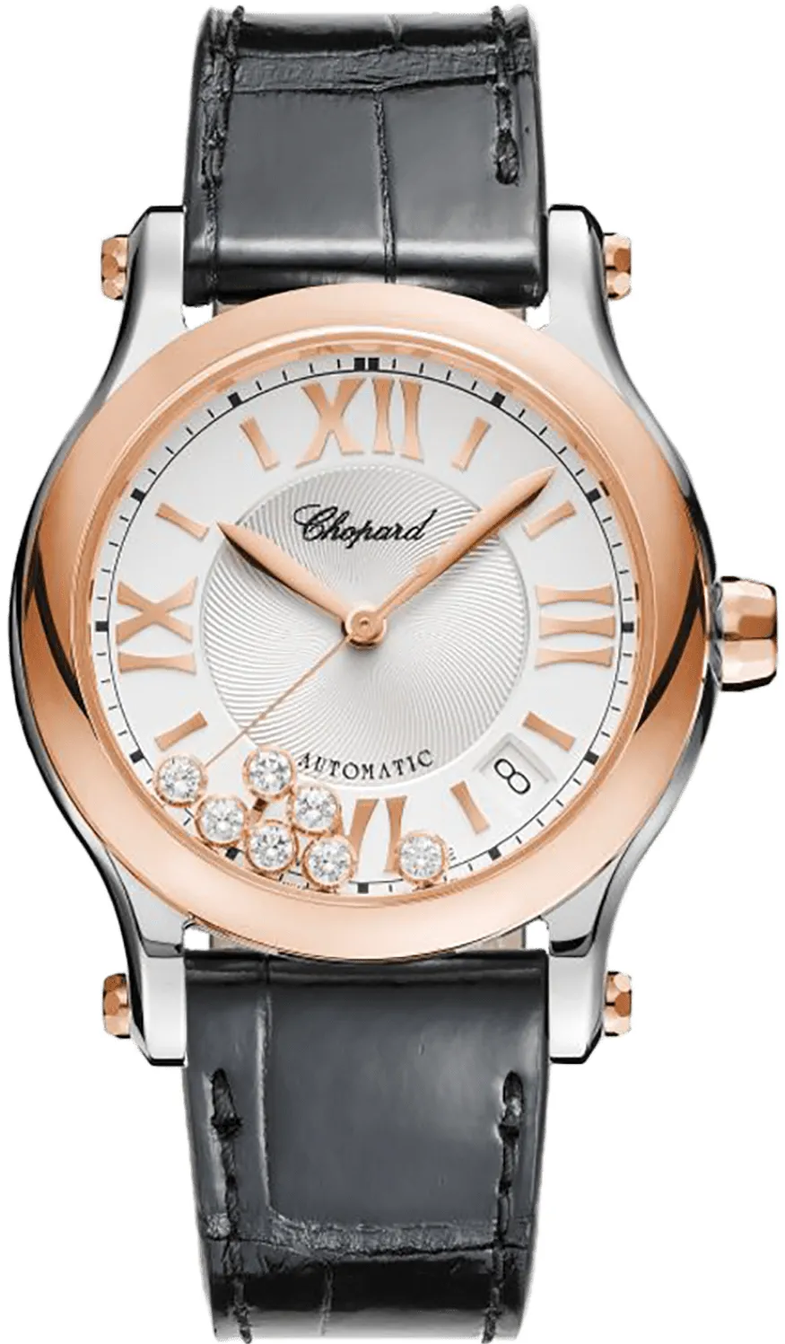 Chopard Happy Sport 278559-6001 36mm Yellow gold and Stainless steel Silver