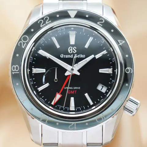 Grand Seiko Spring Drive SBGE201 44mm Stainless steel Black