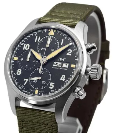 IWC Pilot IW387901 41mm Stainless steel Black 3