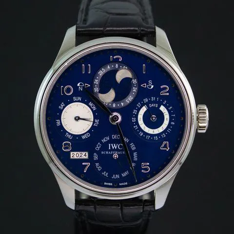 IWC Portugieser IW503203 44mm White gold Blue