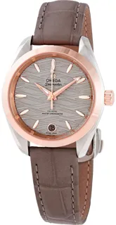 Omega Aqua Terra 220.23.34.20.06.001 Yellow gold and Stainless steel Gray