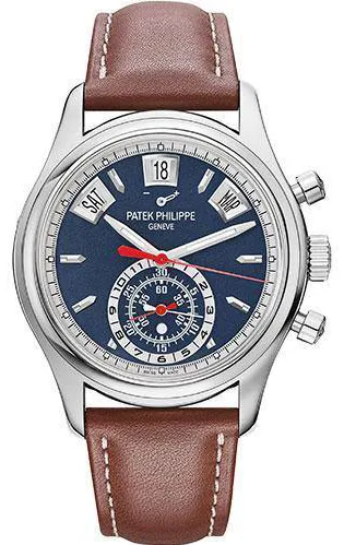 Patek Philippe Annual Calendar Chronograph 5960/01G 40.5mm Stainless steel Silver