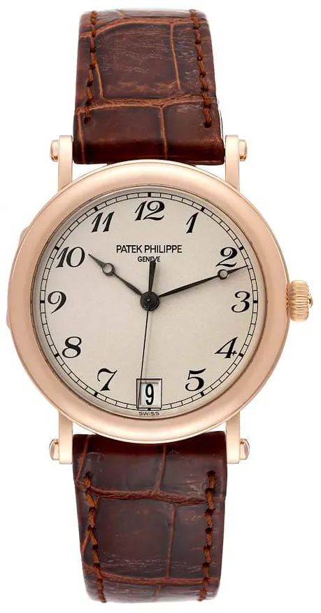 Patek Philippe Calatrava 5053R 35.5mm Rose gold Silver