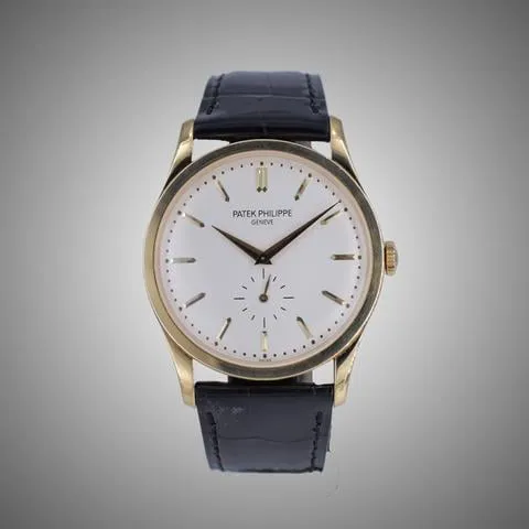 Patek Philippe Calatrava 5196J-001 37mm Yellow gold Silver