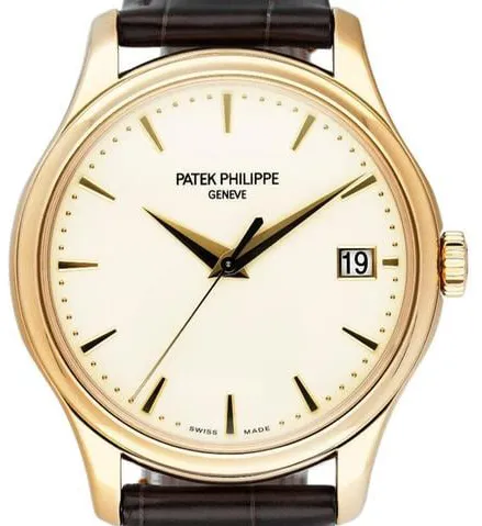 Patek Philippe Calatrava 5227J-001 39mm Yellow gold Champagne