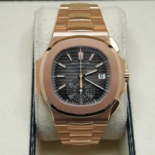 Patek Philippe Nautilus 5980/1R-001 Rose gold Black