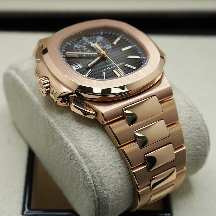 Patek Philippe Nautilus 5980/1R-001 40.5mm Rose gold Black 4