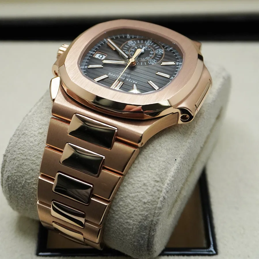 Patek Philippe Nautilus 5980/1R-001 40.5mm Rose gold Black 6