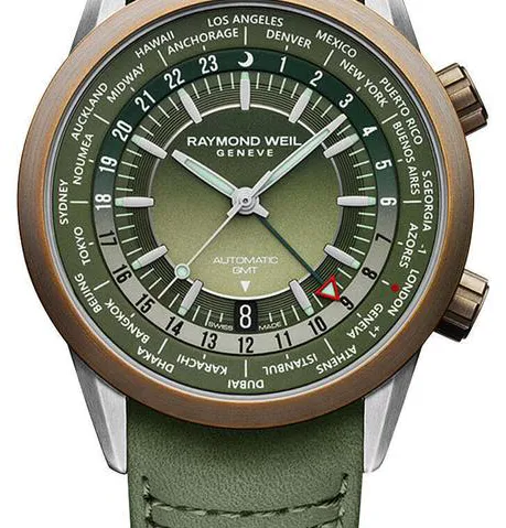 Raymond Weil Freelancer 2765-SBC-52001 40mm Stainless steel Green