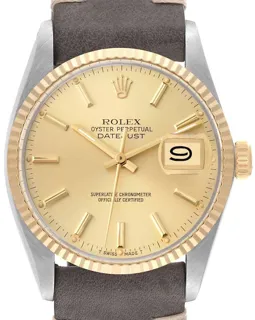 Rolex Datejust 36 16013 Yellow gold Champagne