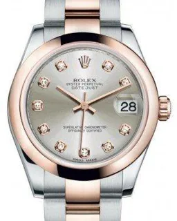 Rolex Datejust 31 178241 Rose gold and Stainless steel Silver