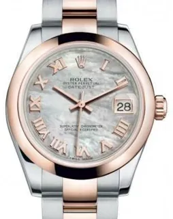 Rolex Datejust 31 178241 Rose gold and Stainless steel White