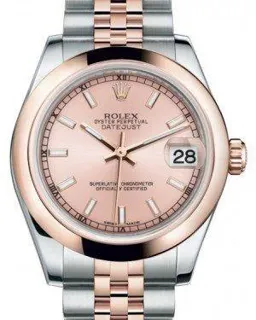 Rolex Datejust 31 178241 Rose gold and Stainless steel Pink