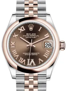 Rolex Datejust 31 278241 Rose gold and Stainless steel Brown