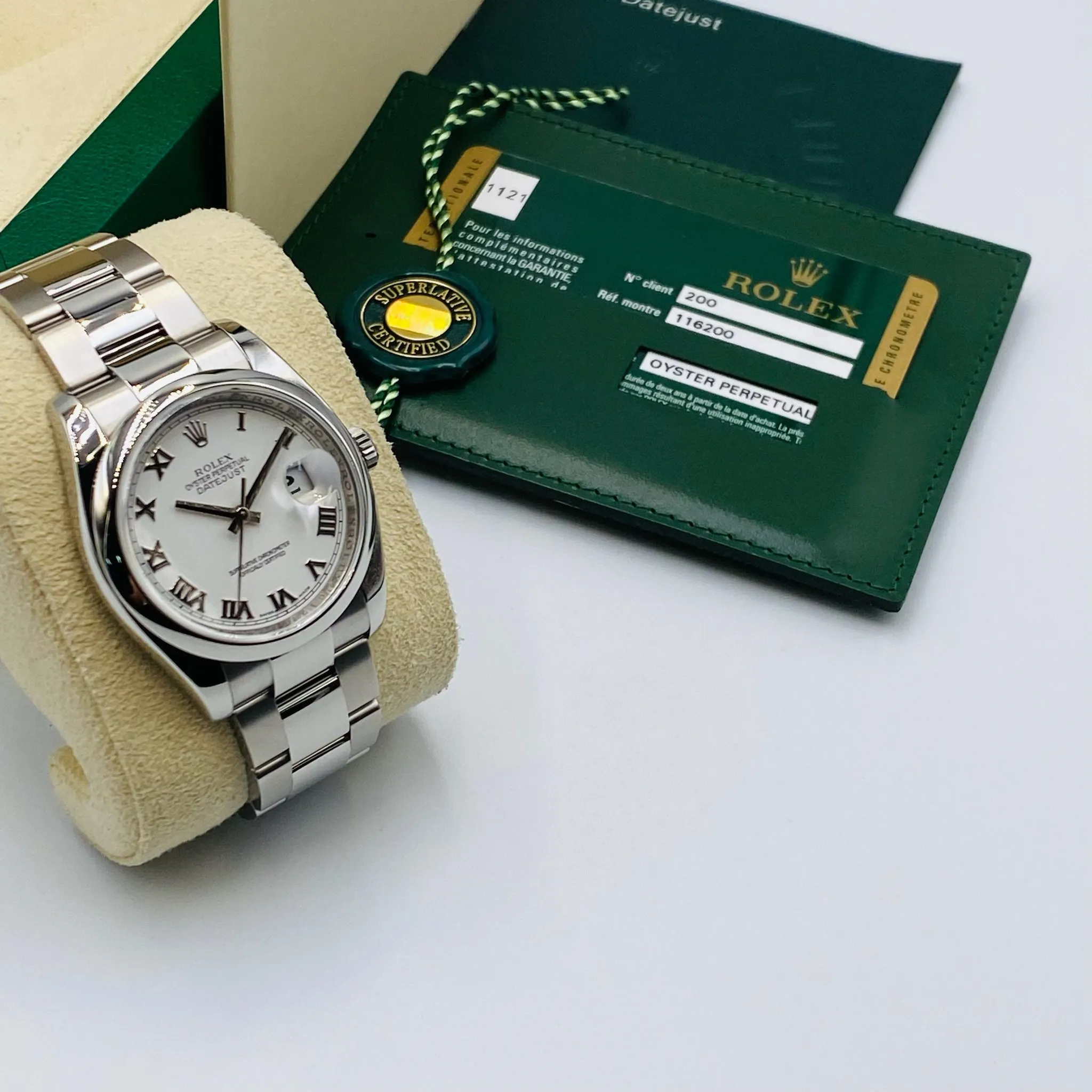 Rolex Datejust 36 116200 White