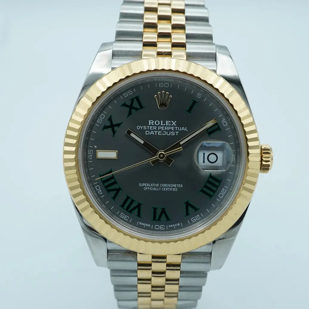 Rolex Datejust 41 126333-0020 41mm Yellow gold and Oystersteel Gray