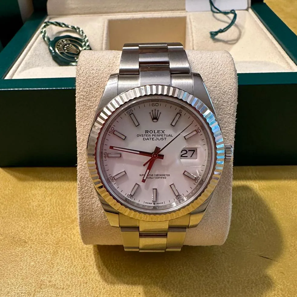 Rolex Datejust 41 126334-0009 41mm White gold and Oystersteel White