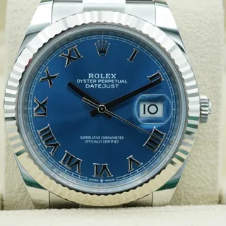 Rolex Datejust 41 126334 White gold and Stainless steel Blue