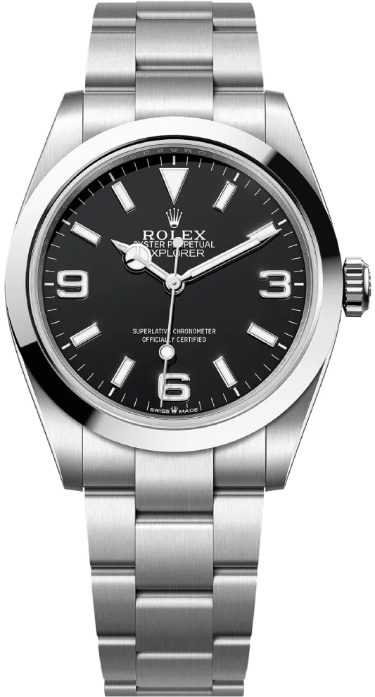 Rolex Explorer 224270 39mm Stainless steel Black