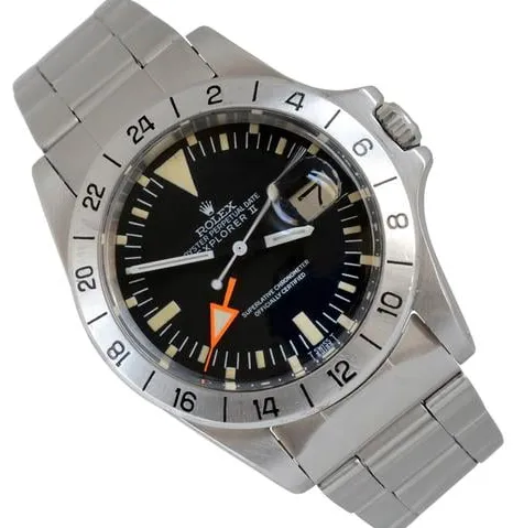 Rolex Explorer II 1655 40mm Stainless steel Black