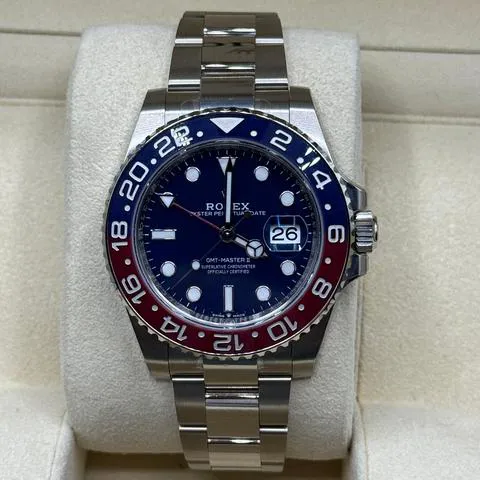 Rolex GMT-Master II 126719BLRO 40mm White gold Blue 4