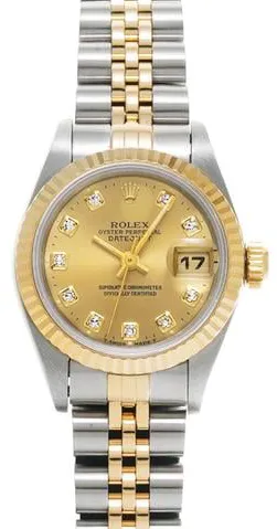 Rolex Datejust 69173G 26mm Stainless steel Champagne